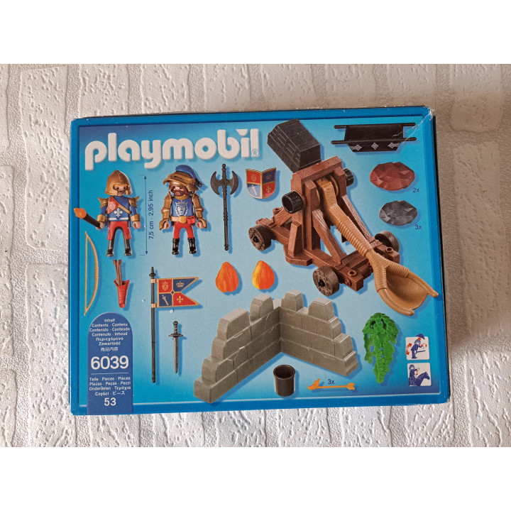 Leeuwenridders met katapult Playmobil Knights 6039 - playmobil