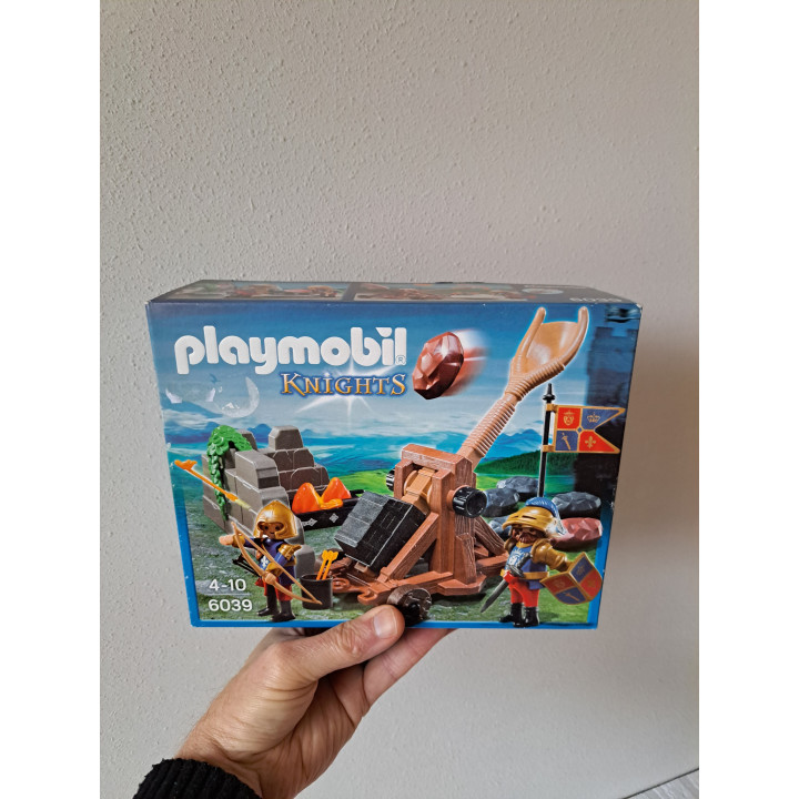 Playmobil 6039 Knights Leeuwenridders met katapult