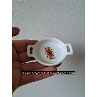 Amuseschaaltje, Harten Joker speelkaart, Porselein 8.5x6x2cm