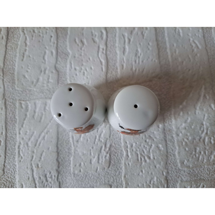 Jokers speelkaarten, peper en zoutstel, porselein D4xH6cm - peper en zoutstellen