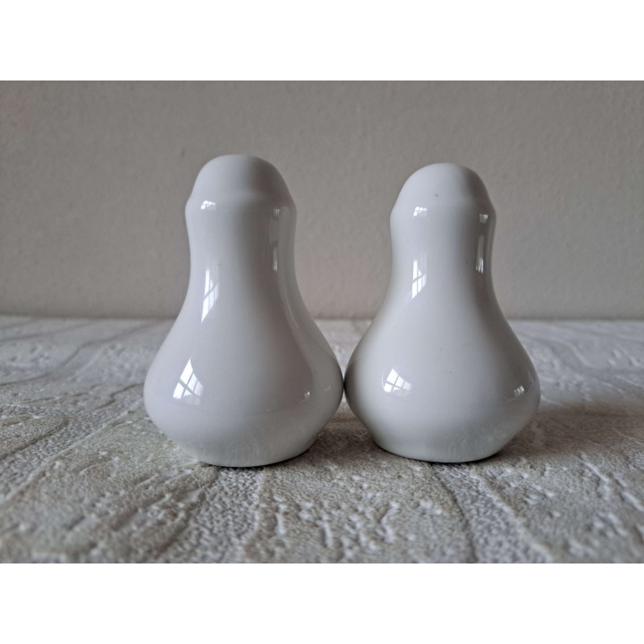 Orange VW Bus Salt Pepper Set Porcelain