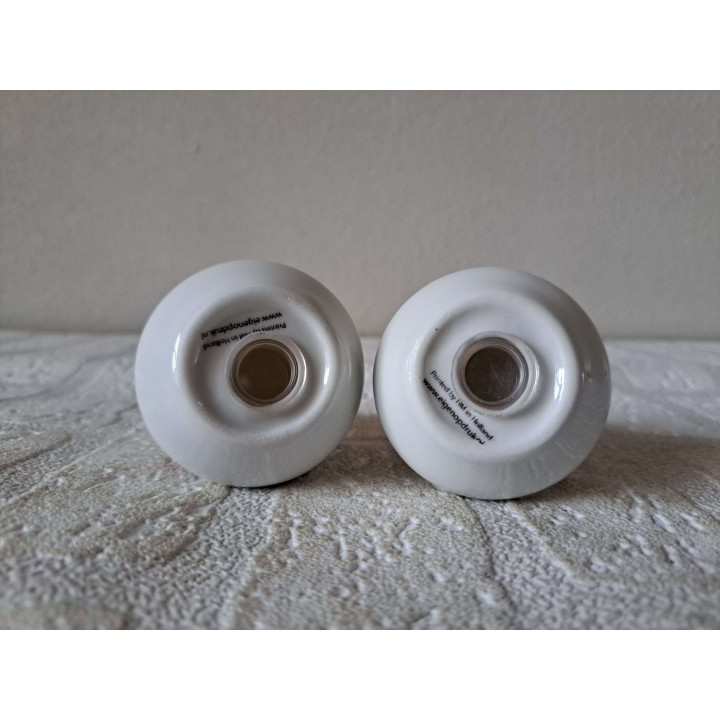 Volkswagen bus peper en zoutstel porselein D5.5xH8cm oe - peper en zoutstellen
