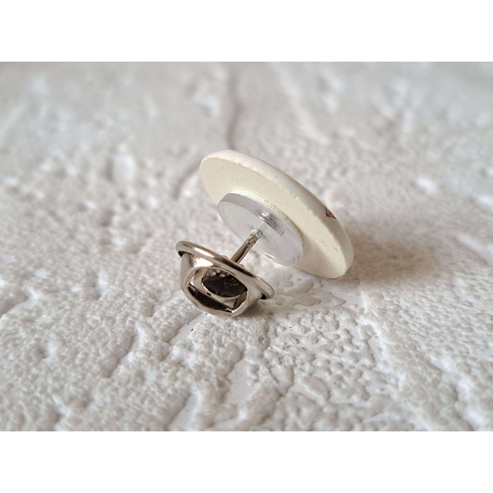 Pin met speelkaarten, porselein D2xH0.5cm - keukenmagneten