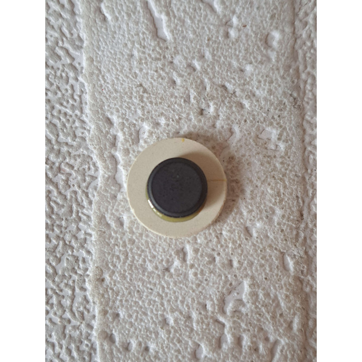 Volkswagen combi bus keukenmagneet, aardewerk D2xH0.2cm bw - keukenmagneten