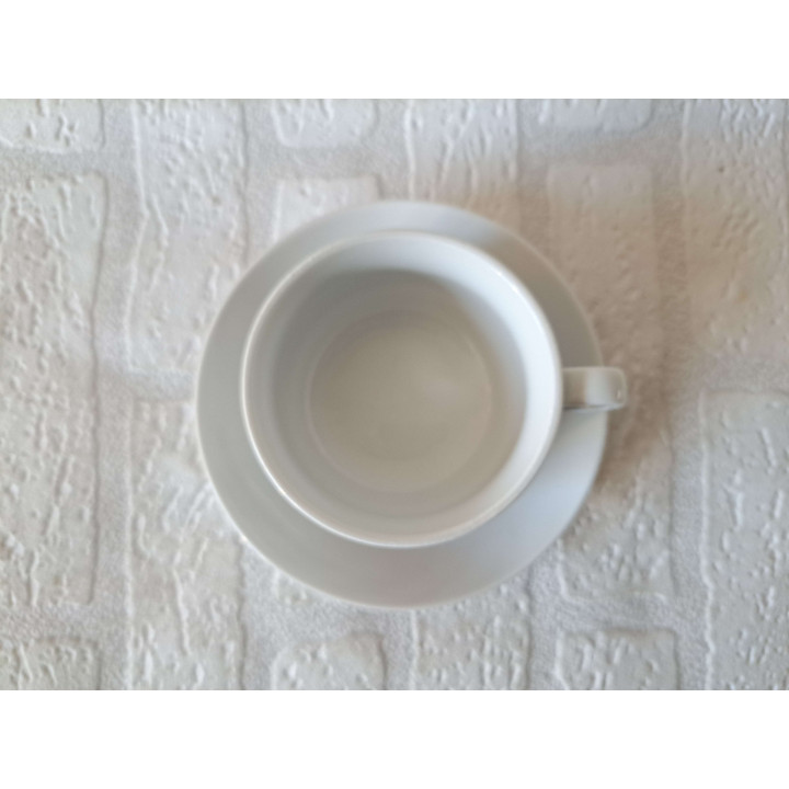 Kop en schotel Speelkaarten Ruiten, porselein D14xH6cm - kop en schotels