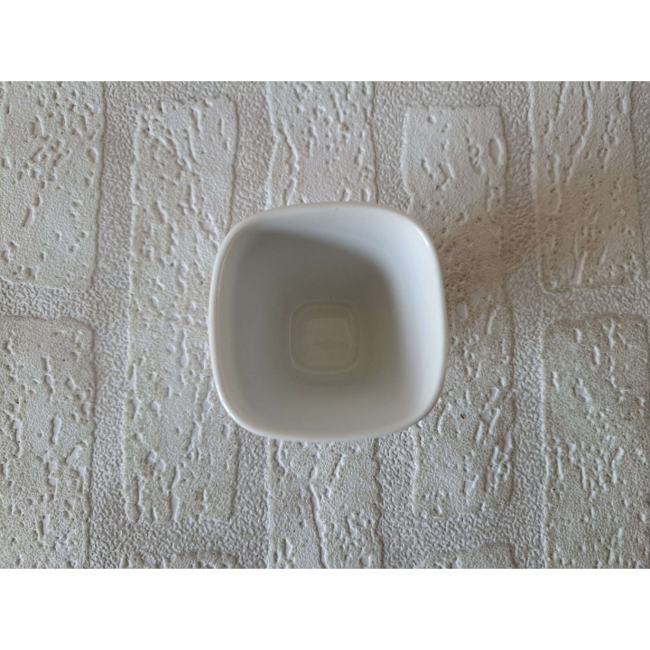 Bloempotje Speelkaarten symbool Klaveren, porselein 6x6x6cm - handgemaakt