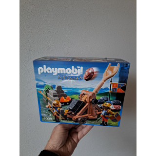 Playmobil 6039 Knights Leeuwenridders met katapult