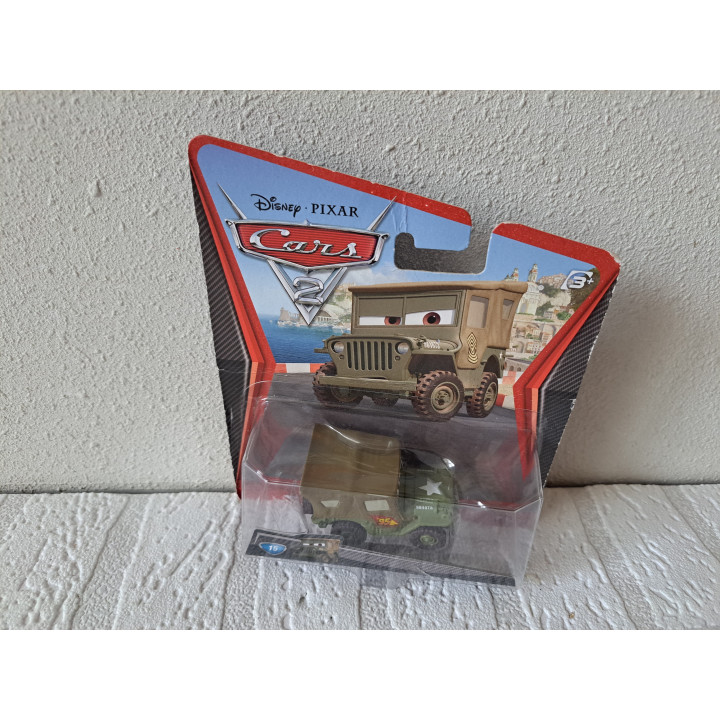 Sarge Cars 2 Disney Pixar 14x4x16cm ONGEOPEND - Pixar film