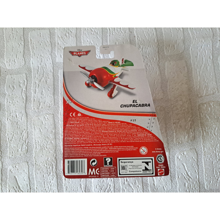 El Chupacabra Disney Planes Pixar 16x6x21cm ONGEOPEND - Pixar film