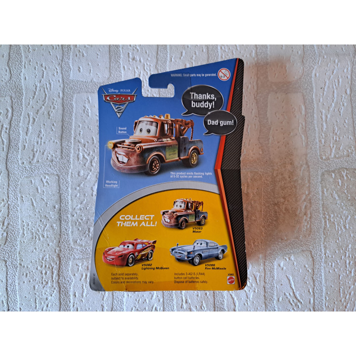 Mater met geluid Cars 2 Disney Pixar 14x4x16cm ONGEOPEND - Pixar film