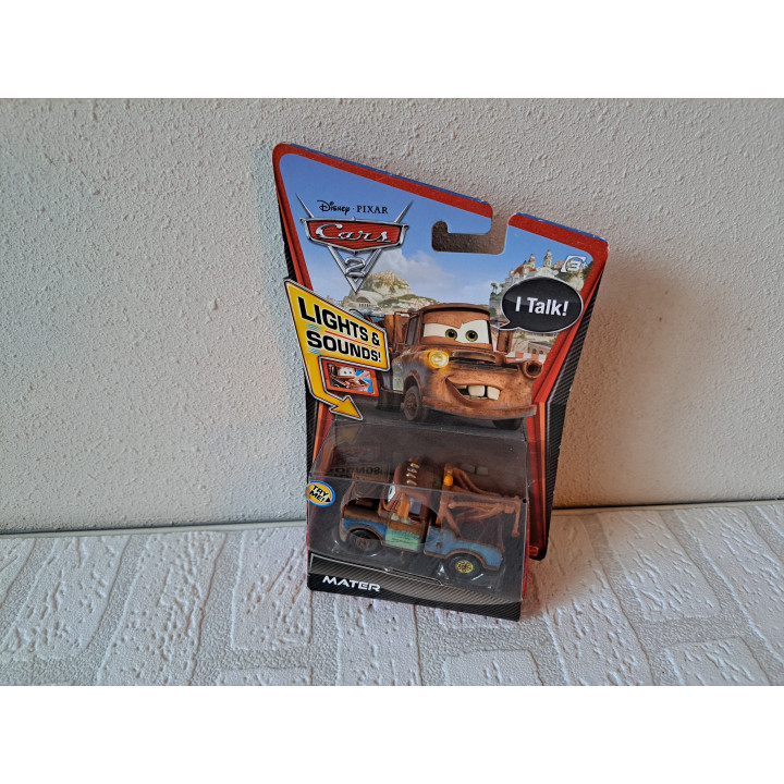 Mater met geluid Cars 2 Disney Pixar 14x4x16cm ONGEOPEND - Pixar film