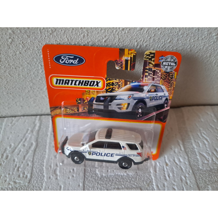 Ford Interceptor Utility POLICE Matchbox 2022-092 - modelauto