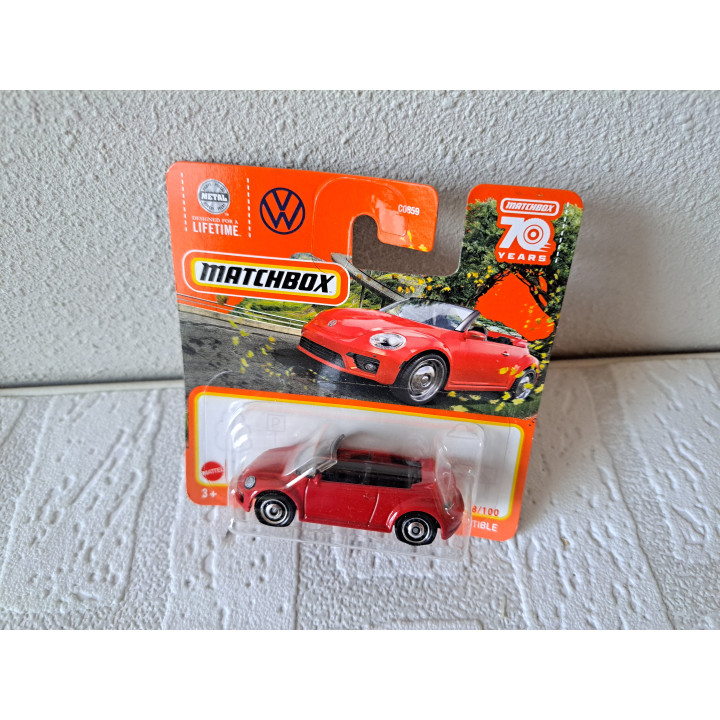 Volkswagen Beetle cabrio 2019 Matchbox 2023-098 - modelauto