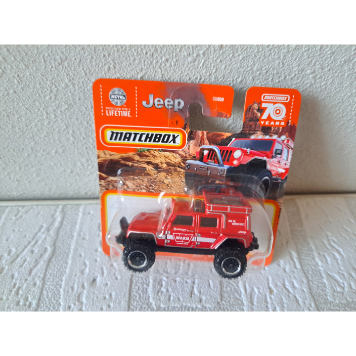 Jeep Wrangler Superlift Matchbox 2023-042 - modelauto