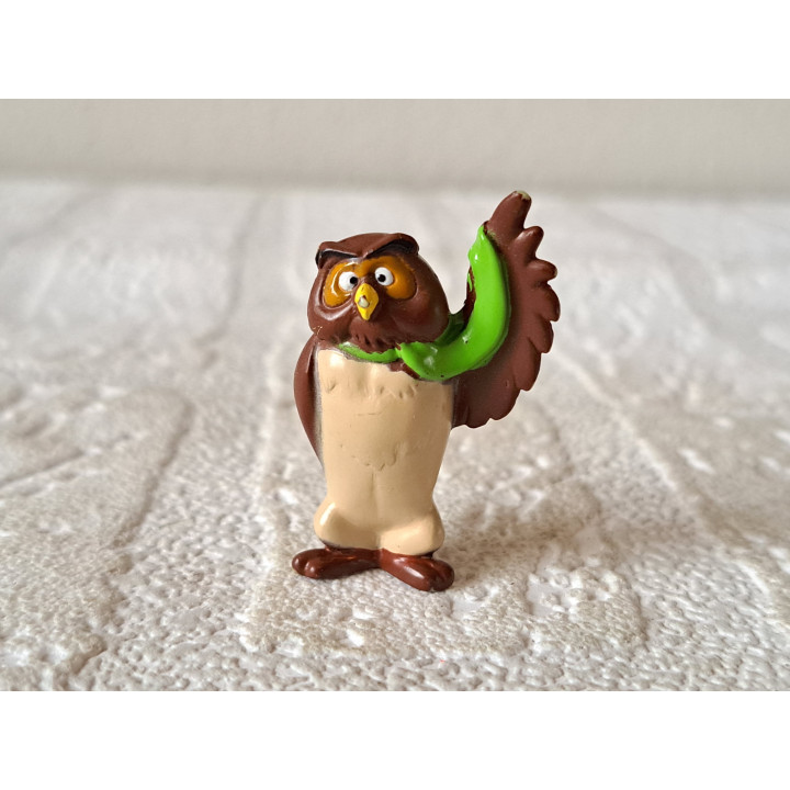 Uil, Winnie de Poeh, Zaini, kunststof 2.5x1.5x4cm - winnie the pooh