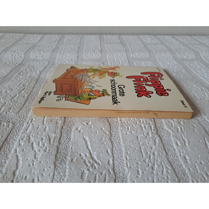 Flippie Flink Grote schoonmaak Deel 5 Mustang PVBA 1984 - stripboeken