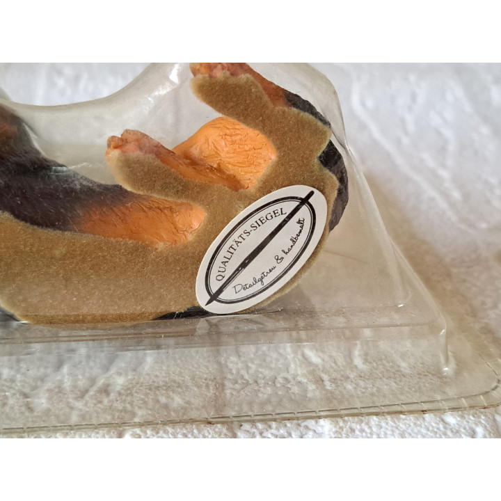 Teckel hond Qualitats siegel kunsthars 15x11x5.5cm ONGEOPEND - dierfiguren