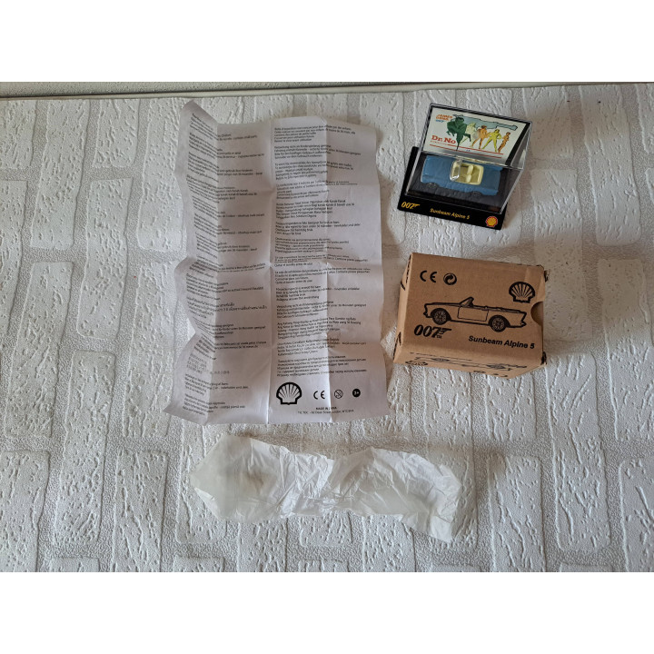 Sunbeam Alpine 5 cabrio met display en doos,  James Bond - modelauto