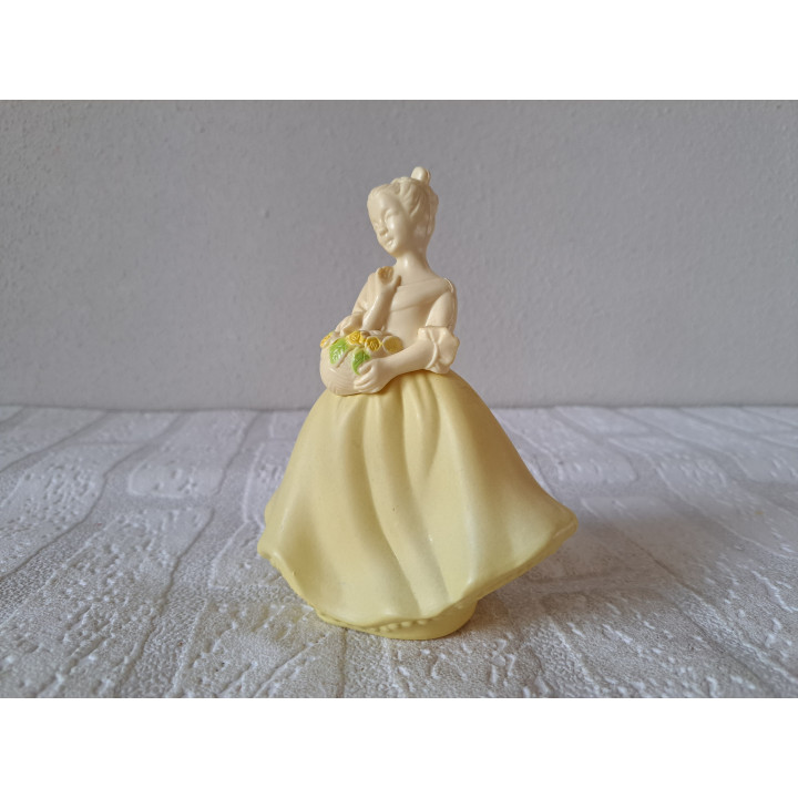 Bloemenmeisje, cologneflesje Avon, jaren 70, 12x5.5x14cm - avon