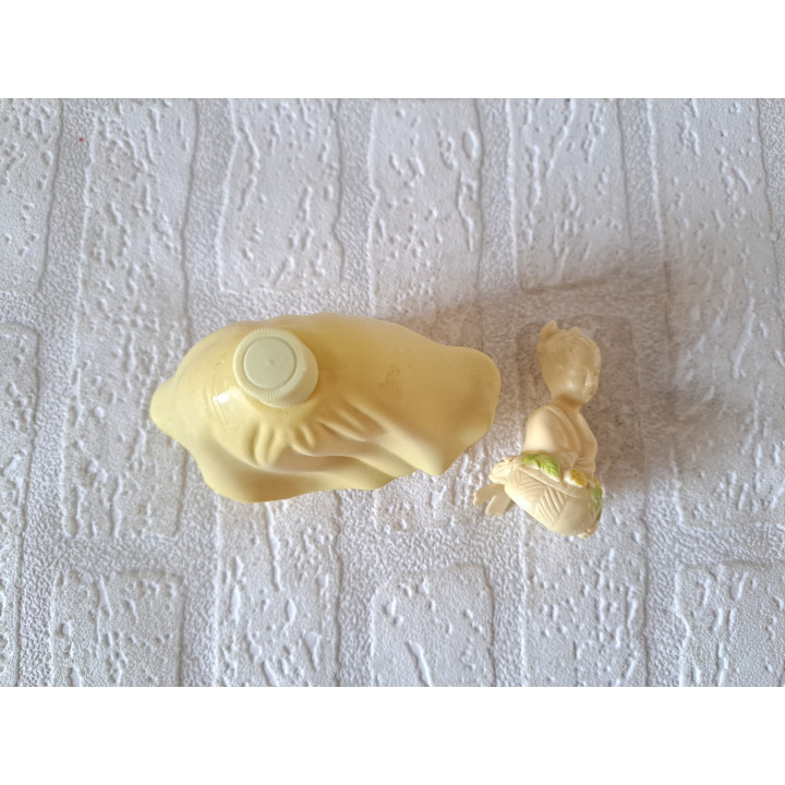 Bloemenmeisje, cologneflesje Avon, jaren 70, 12x5.5x14cm - avon