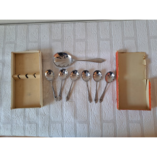 Soeplepel set, non stain plated, 12x24x3cm