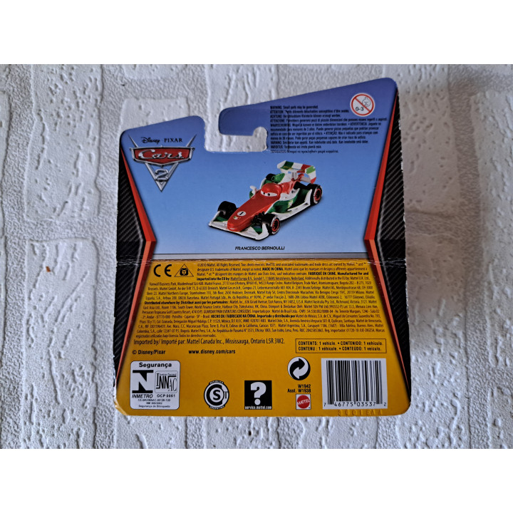 Francesco Bernoulli Cars 2 Disney Pixar Diecast Diecast