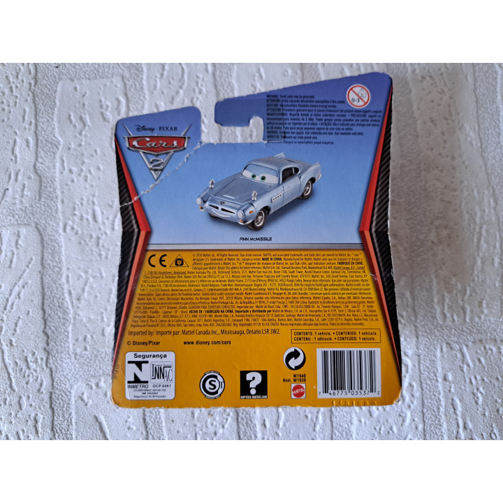 Finn McMissile Cars 2 Disney Pixar 13.5x4x16cm ONGEOPEND - Pixar film