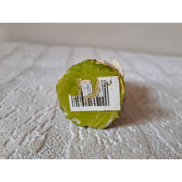 Sneeuwuil op Boomstronk Kunsthars Miniatuur 4cm