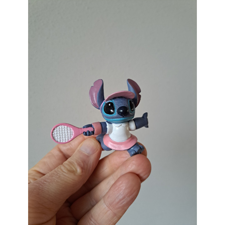 Stitch de Tennisster, Rubber 7.5x3x6cm