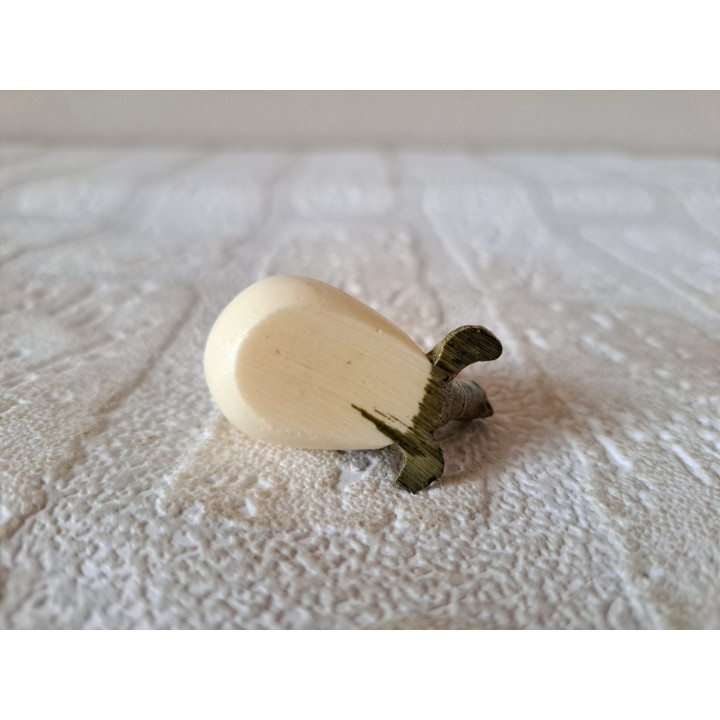 Schildpad jong kruipt uit ei, kunsthars 4x2x2cm - dierfiguren