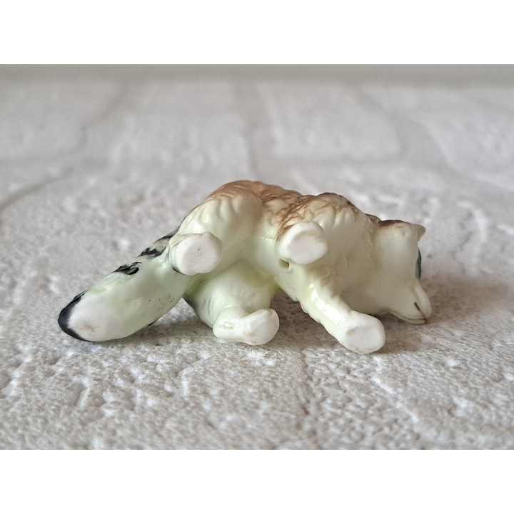 Wasbeer, Bone China, porselein 5x2.5x3cm - dierfiguren