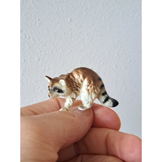 Wasbeer, Bone China, porselein 5x2.5x3cm