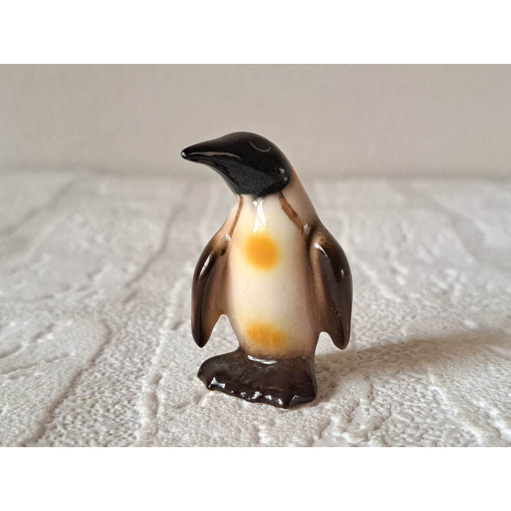 Pinguin, Goebel, porselein 2.5x2.5x4.5cm - Verzamelobjecten