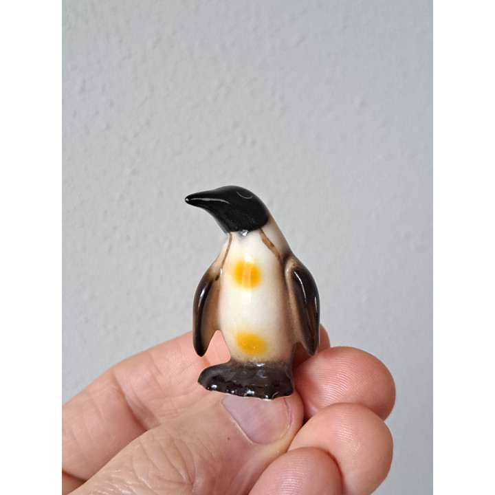 Pinguin, Goebel, porselein 2.5x2.5x4.5cm