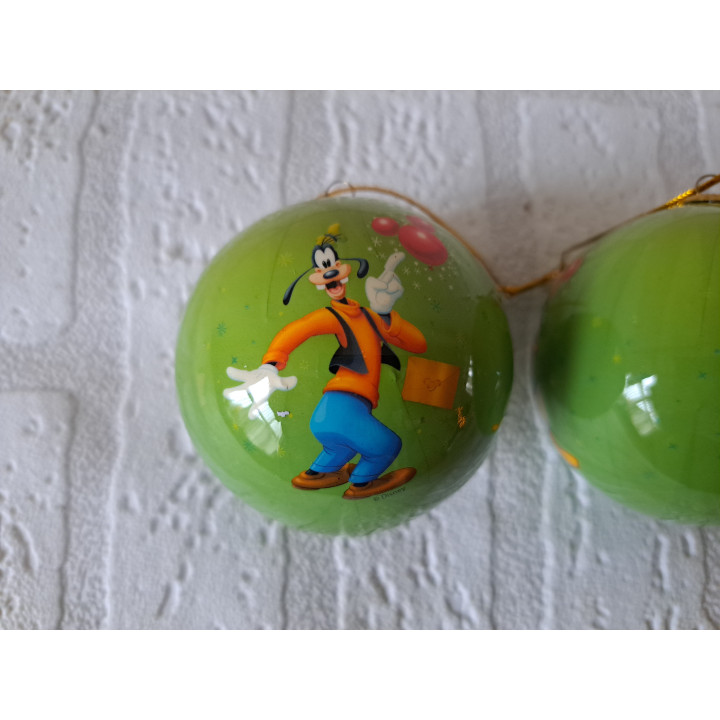 Disney kerstballen, C1000 2009, kunststof D7cm - Verzamelobjecten