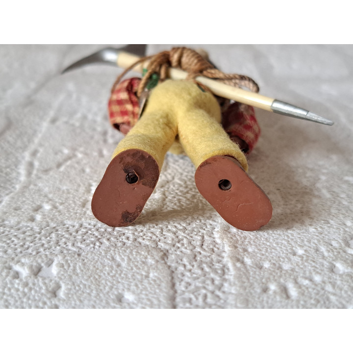 Bergbeklimmer, Norwa Mecki Schuster, kunststof 4.5x2x9cm - Verzamelobjecten