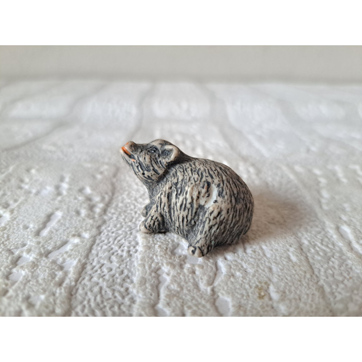 Charming Resin Pig Figurine Farm Animal Collectible