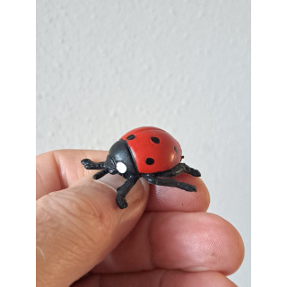 Lieveheersbeestje, Bullyland, rubber 3.5x3x2cm