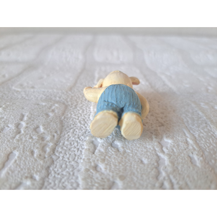 Small Pig with Overalls Resin Figurine 3x1.5x4cm - Shop