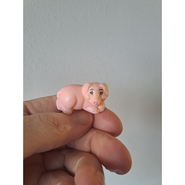 Varken, Ferrero K96-N116 1995, kunststof 3.5x2x2cm