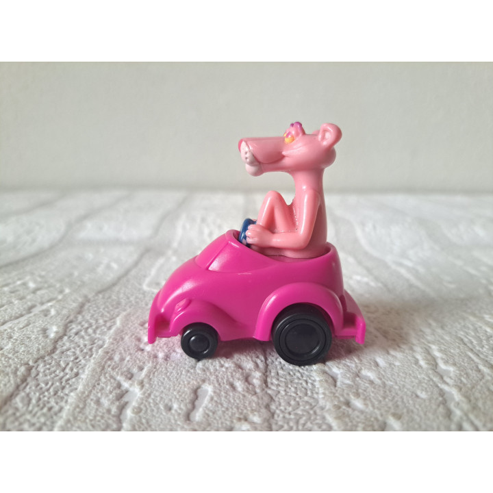Pink Panther, Burger King 1999, kunststof 5.5x3x5.5cm - dierfiguren