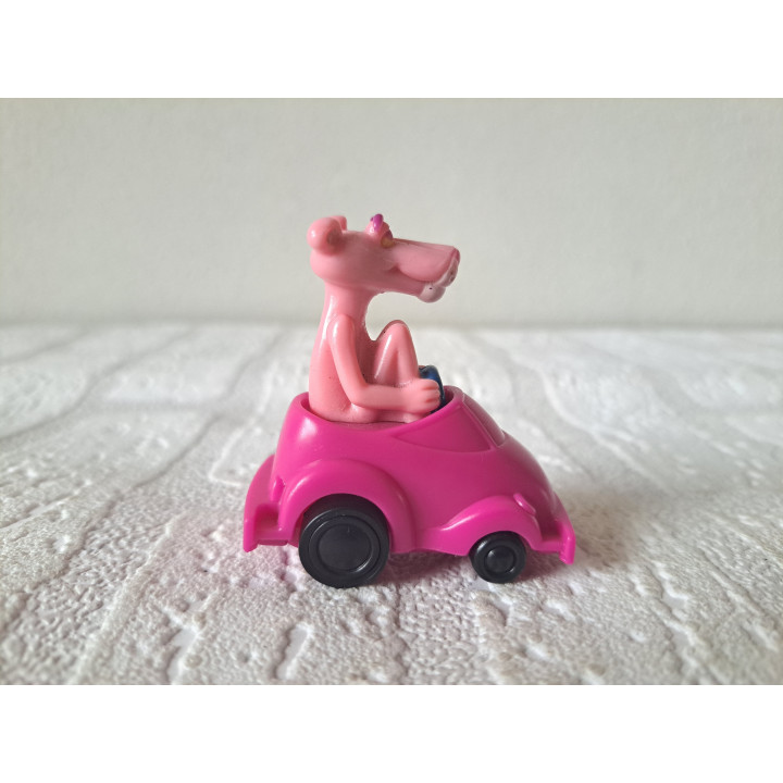 Pink Panther, Burger King 1999, kunststof 5.5x3x5.5cm - dierfiguren