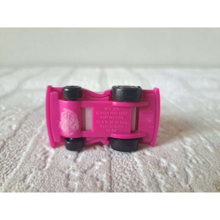 Pink Panther, Burger King 1999, kunststof 5.5x3x5.5cm - dierfiguren