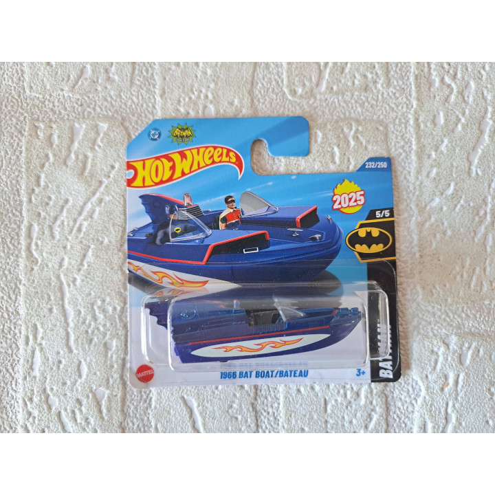 Bat Boat 1966 Batman DC Hot wheels 2025-232 - Verzamelmodelauto