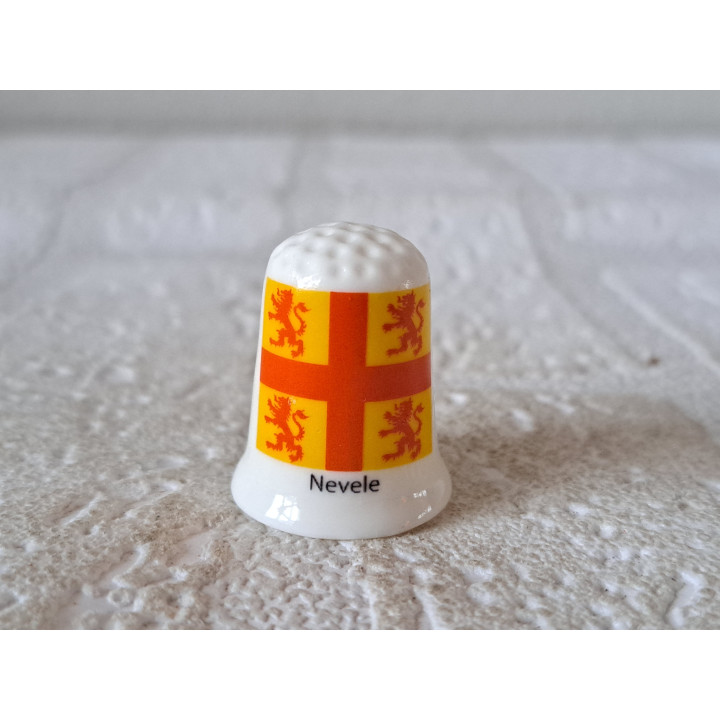 Nevele vlag Belgie vingerhoedje