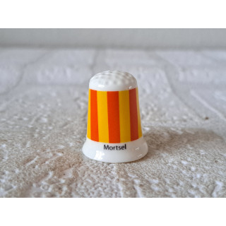 Mortsel vlag Belgie vingerhoedje