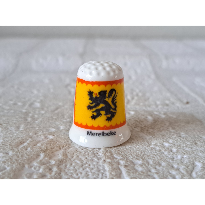 Merelbeke vlag Belgie vingerhoedje