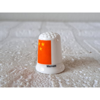 Menen vlag Belgie vingerhoedje