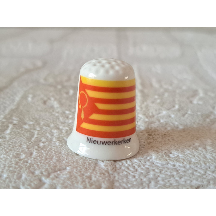 Nieuwerkerken vlag Belgie vingerhoedje