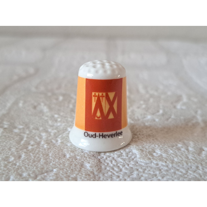 Oud-Heverlee vlag Belgie vingerhoedje